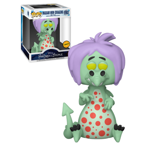 Funko POP! Disney Sword In The Stone #1102 Mim as Dragon 6" Super Sized - Limited Chase Edition - New