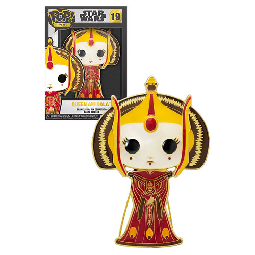 Funko POP! Pin Star Wars #19 Queen Amidala - New, Unopened