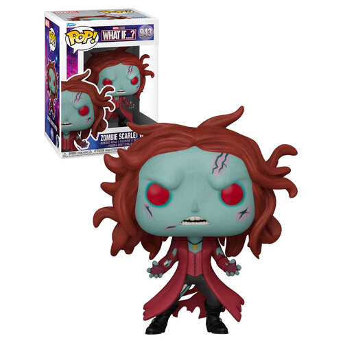 Funko POP! Marvel What If…? #943 Zombie Scarlet Witch - New, Mint Condition