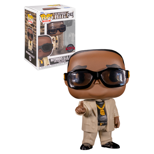 Funko POP! Rocks Notorious B.I.G. #243 Notorious B.I.G. (With Suit) - New, Mint Condition