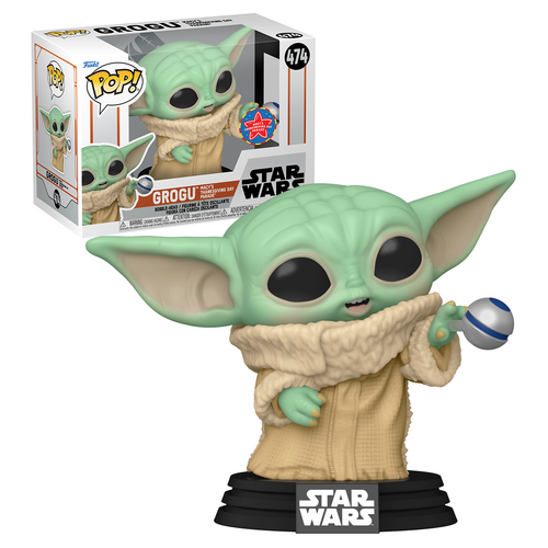 Funko POP! Star Wars The Mandalorian #474 Grogu (Macy's Thanksgiving Parade) - Limited Funko Shop Exclusive - New, Mint Condition