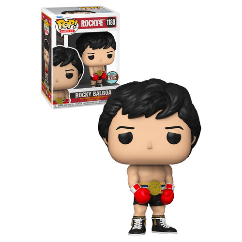 Funko POP! Movies Rocky 45th Anniversary #1180 Rocky Balboa (With Belt - Specialty Series) - New, Mint Condition