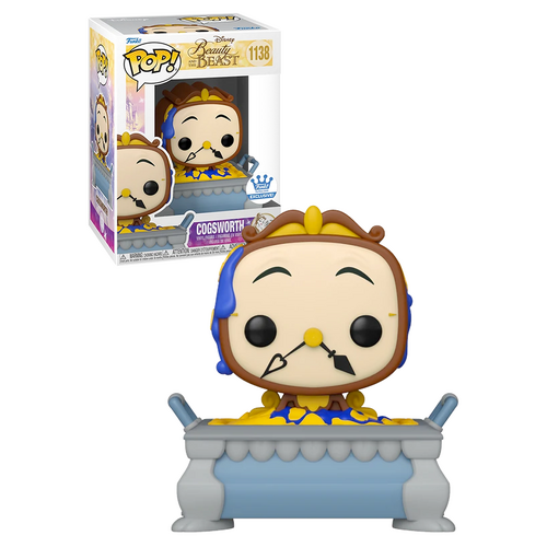 Funko POP! Disney Beauty And The Beast #1138 Cogsworth (In Cobbler) - Limited Funko Shop Exclusive - New, Mint Condition