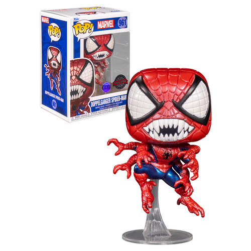 Funko POP! Marvel Spider-Man #961 Doppelganger Spider-Man (Metallic) - New, Mint Condition