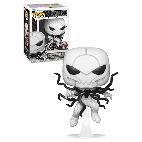 Funko POP! Marvel Venom #966 Poison Spider-Man - Limited Glow Chase Edition - New, Mint Condition