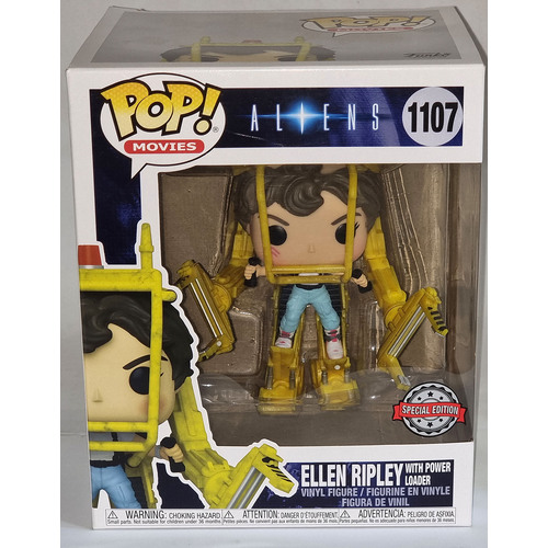Funko POP! Movies Aliens #1107 Super-Sized Ellen Ripley With Power Loader - New, With Minor Box Damage