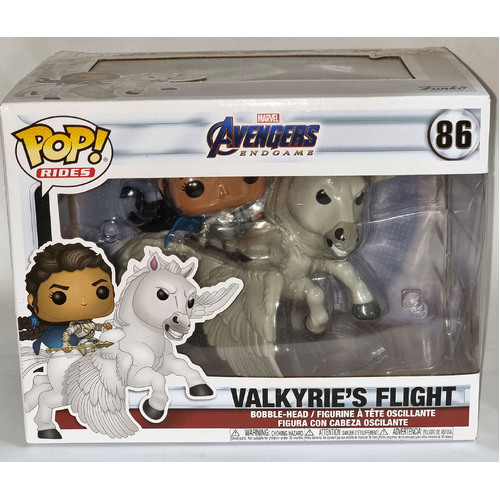 Funko POP! Rides Avengers Endgame #86 Super Sized Valkyrie's Flight - New, With Minor Box Damage
