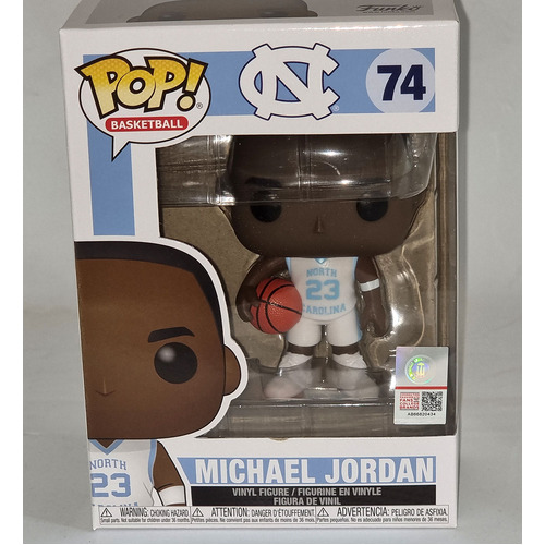 Funko POP! Basketball UNC Tar Heels #74 Michael Jordan (Away) - New, With Minor Box Damage