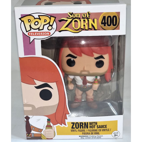 Funko POP! Television Son Of Zorn #400 Zorn (With Hot Sauce) - New, With Minor Box Damage