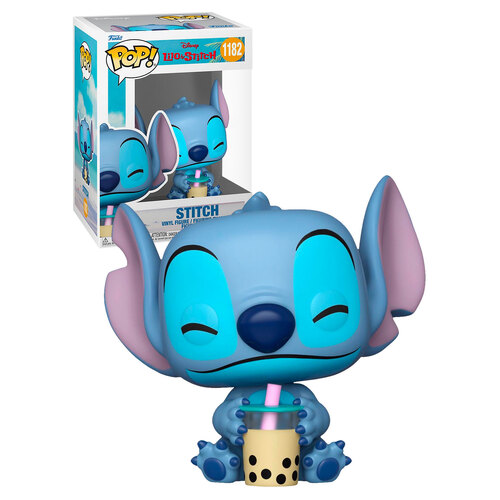 Funko POP! Disney Lilo & Stitch #1182 Stitch (With Boba Tea) - New, Mint Condition