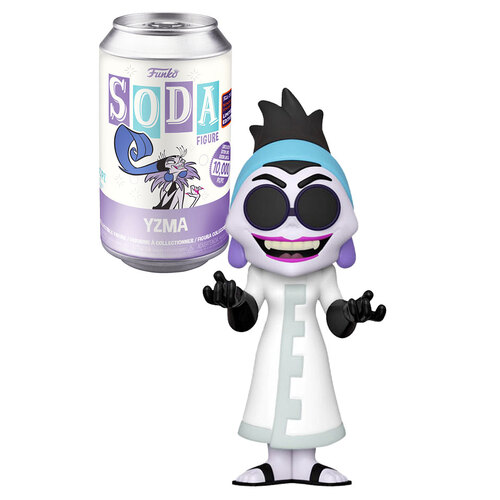 Funko Soda Figure - Disney The Emperor's New Groove #64389 Yzma (Lab) - 2022 WonderCon (WC22) Limited Edition - New, Sealed