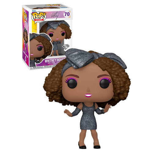 Funko POP! Icons Rocks #70 Whitney Houston (How Will I Know - Diamond Collection) - New, Mint Condition