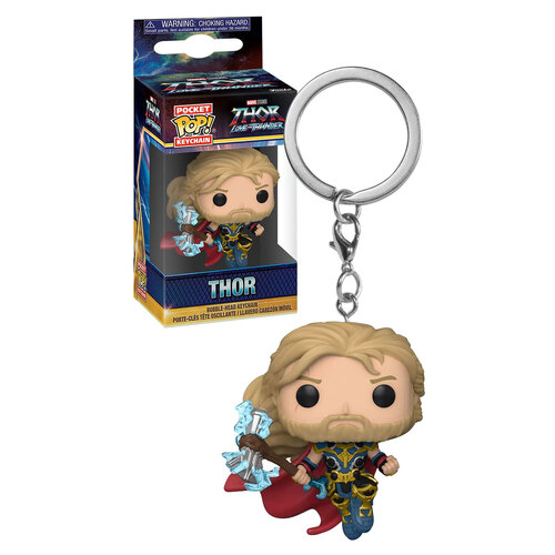 Funko Pocket POP! Keychain Marvel Thor Love And Thunder #62416 Thor - New, Mint Condition