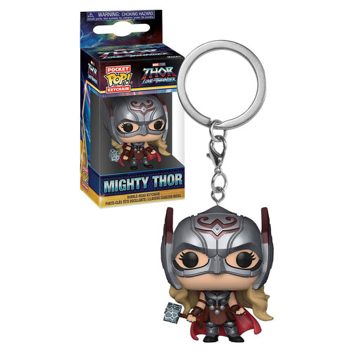 Funko Pocket POP! Keychain Marvel Thor Love And Thunder #62417 Mighty Thor - New, Mint Condition