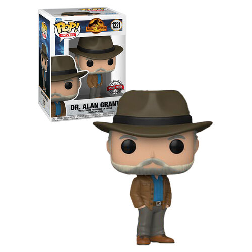 Funko POP! Movies Jurassic World: Dominion #1221 Dr. Alan Grant - New, Mint Condition