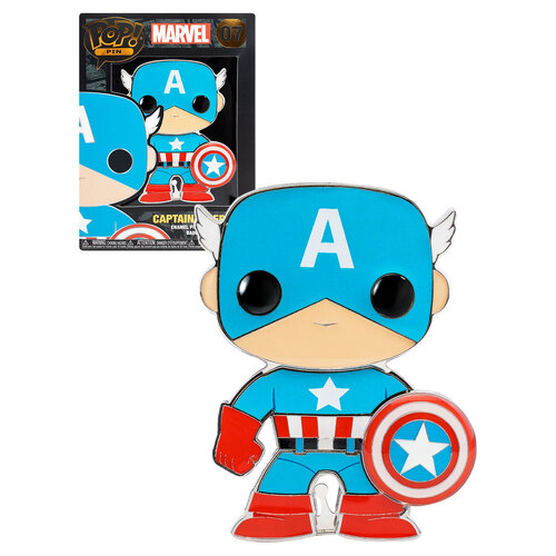 POP! Pin #07 Marvel Captain America - New, Unopened