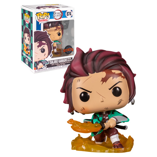 Funko POP! Animation Demon Slayer #874 Tanjiro Kamado (Hinokami Kagura Dance) - New, Mint Condition