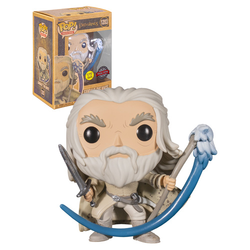 Funko POP! Movies Lord Of The Rings #1203 Gandalf The White (Earth Day) - New, Mint Condition
