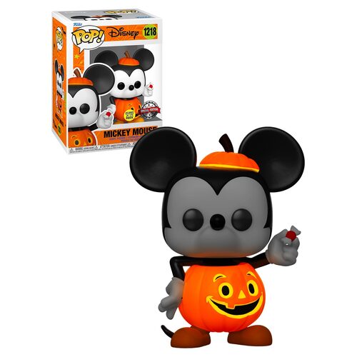 Funko POP! Disney Halloween #1218 Mickey Trick or Treat (Glows In The Dark) - New, Mint Condition