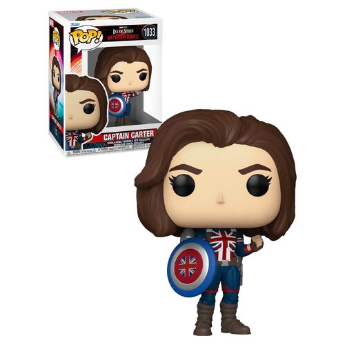 Funko POP! Marvel Doctor Strange In The Multiverse Of Madness #62408 Captain Carter - New, Mint Condition