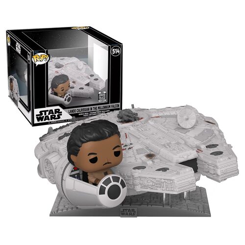 Funko POP! Rides Star Wars #514 Lando Calrissian In The Millennium Falcon - 2022 Star Wars Celebration (SWC) Limited Edition - New, Mint Condition