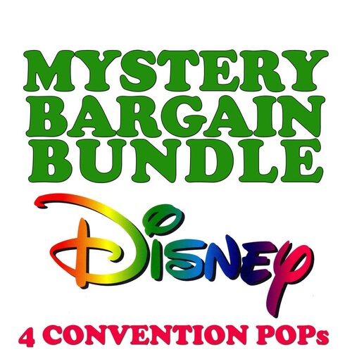 Funko POP! Disney - Mystery Bargain Bundle - Disney Combo Four Random Disney Convention POPs - Comic Con Exclusives