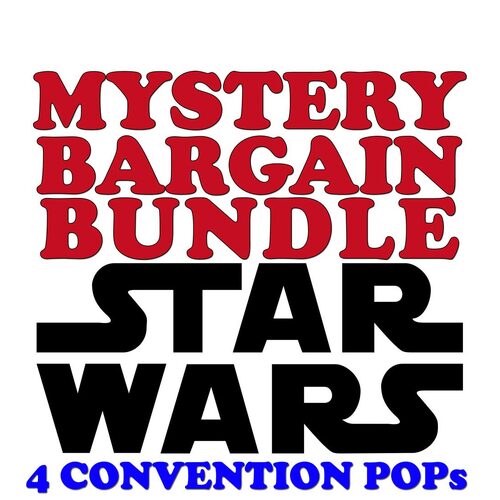 Funko POP! Star Wars - Mystery Bargain Bundle - Star Wars Combo Four Random Convention POPs - Comic Con Exclusives