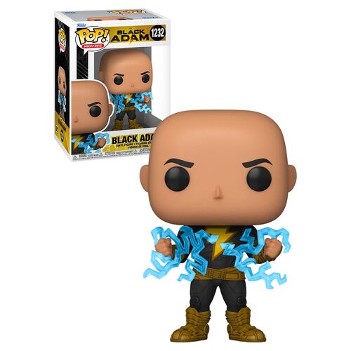 Funko POP! Movies Black Adam #1232 Black Adam (Lightning) - New, Mint Condition
