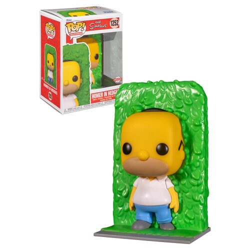 Funko POP! Television The Simpsons #1252 Homer In Hedges - New, Mint Condition