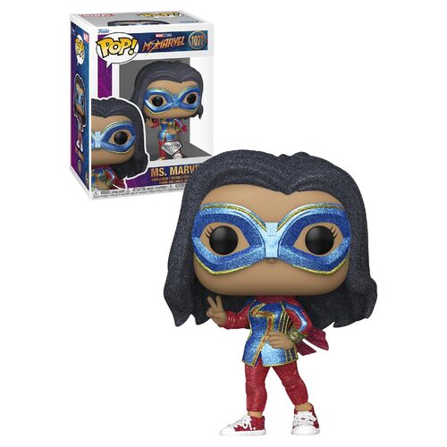 Funko POP! Marvel Ms. Marvel #1077 Ms. Marvel (Diamond Glitter) - New, Mint Condition