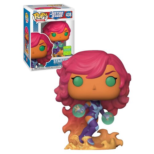 Funko POP! Heroes Justice League #438 Starfire - 2022 San Diego Comic Con Limited Edition - New, Mint Condition