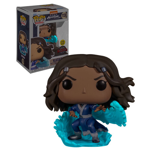 Funko POP! Animation Avatar The Last Airbender #1130 Katara (Metallic & Glows In The Dark) - New, Mint Condition