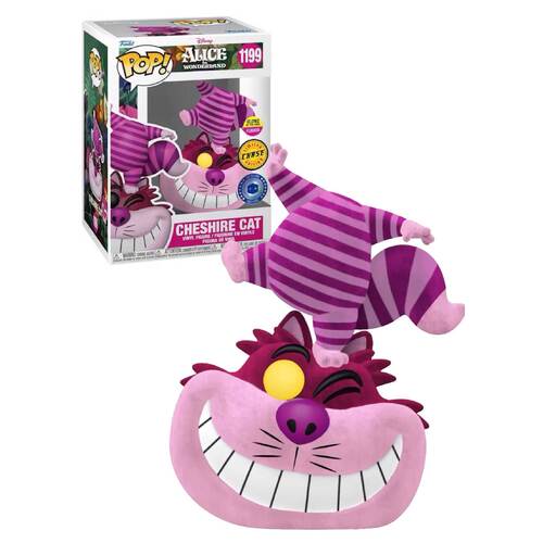 Funko POP! Disney Alice In Wonderland #1199 Cheshire Cat (On Head) - Limited Chase Edition - New, Mint Condition