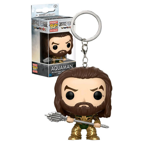 Funko Pocket POP! Keychain Justice League #13792 Aquaman - New, Mint Condition