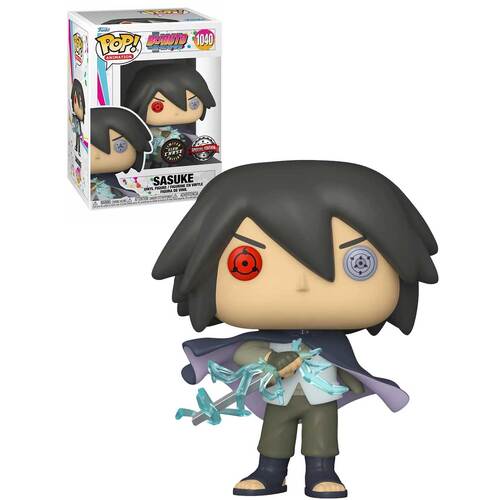 Funko POP! Animation Boruto #1040 Sasuke Sharingan - Limited Glow Chase Edition - New, Mint Condition