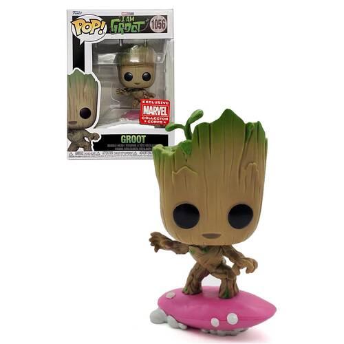 Funko POP! Marvel I Am Groot #1056 Groot On Soapbar - Limited Marvel Collector Corps Exclusive - New