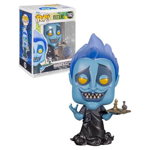Funko POP! Disney Villains #1142 Hades (With Chess Board) - New, Mint Condition