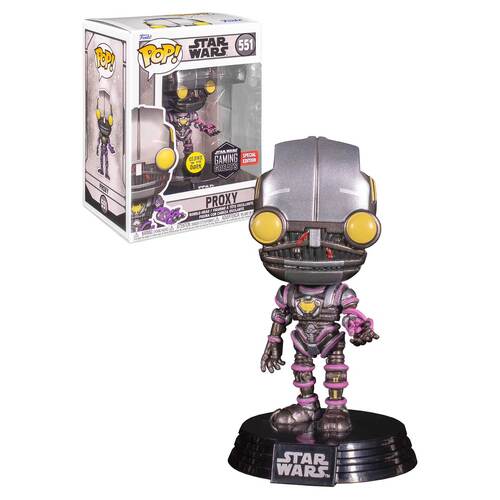 Funko POP! Star Wars The Force Unleashed #551 Proxy (Glows In The Dark) - New, Mint Condition