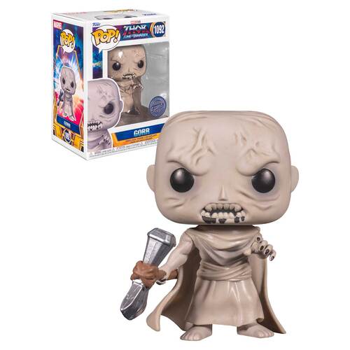 Funko POP! Marvel Thor Love And Thunder #1092 Gorr (With Stormbreaker) - New, Mint Condition