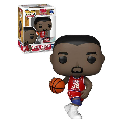 Funko POP! Basketball NBA All Stars #136 Magic Johnson - Limited Target Exclusive - New, Mint Condition