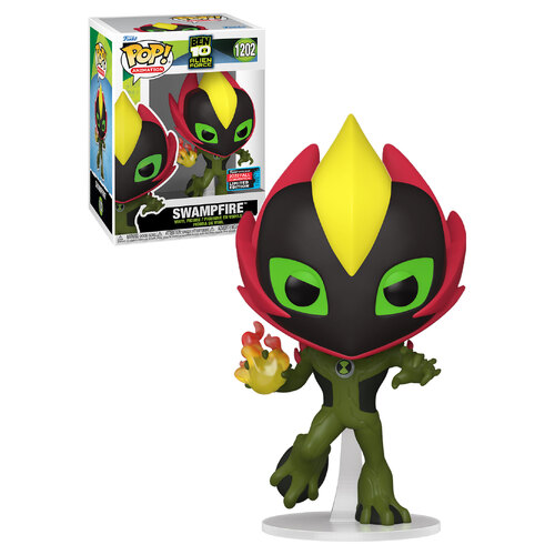 Funko POP! Animation Ben 10 Alien Force #1202 Swampfire - 2022 New York Comic Con (NYCC) Limited Edition - New, Mint Condition