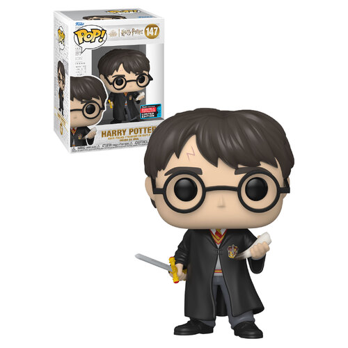 Funko POP! Harry Potter #147 Harry Potter (With Sword & Basilisk Fang) - 2022 New York Comic Con (NYCC) Limited Edition - New, Mint Condition
