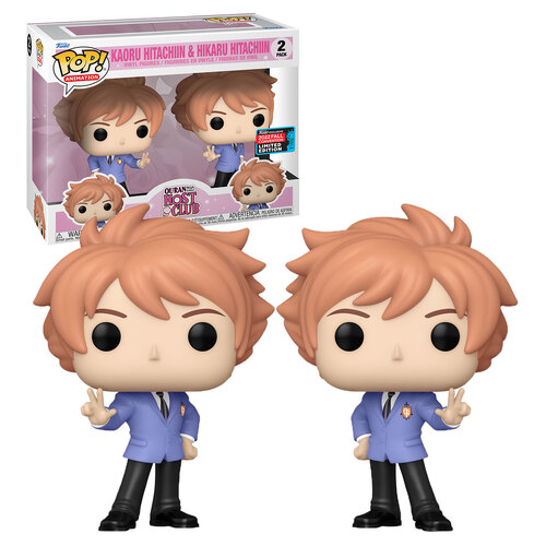 Funko POP! Animation Ouran High School Host Club 2 Pack Kaoru & Hikaru Hitachiin - 2022 New York Comic Con (NYCC) Limited Edition - New, Mint