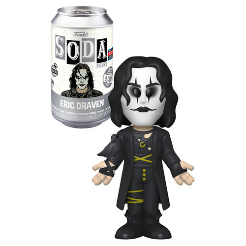 Funko Vinyl Soda Movies The Crow #67068 Eric Draven - 2022 New York Comic Con (NYCC) Limited Edition - New, Mint Condition