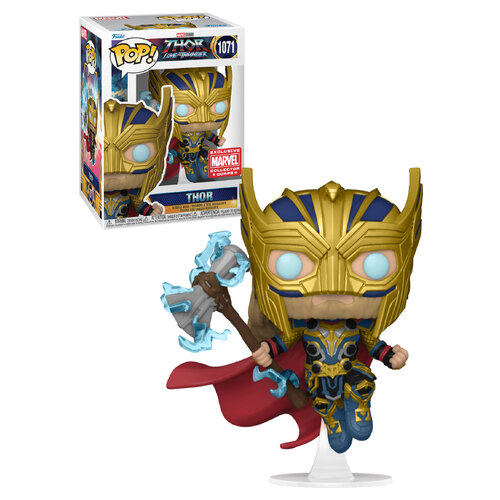 Funko POP! Marvel Thor Love And Thunder #1071 Thor (New Costume) - Limited Marvel Collector Corps Exclusive - New, Mint Condition