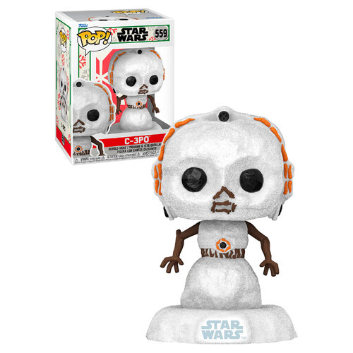 Funko POP! Star Wars Holiday #559 Snowman C-3PO - New, Mint Condition