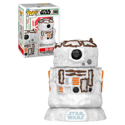 Funko POP! Star Wars Holiday #560 Snowman R2-D2 - New, Mint Condition