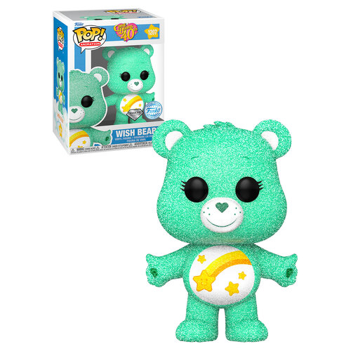 Funko POP! Animation Care Bears #1207 Wish Bear (Diamond Collection) - New, Mint Condition