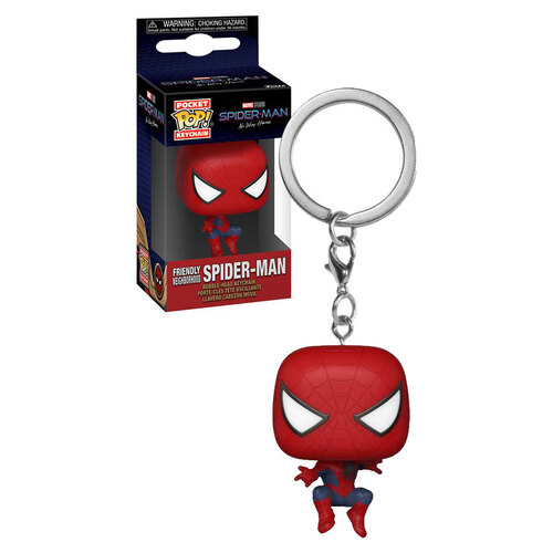 Funko Pocket POP! Marvel Spider-Man No Way Home #67600 Friendly Neighbourhood Spider-Man Keychain - New, Mint Condition