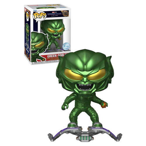 Funko POP! Marvel Spider-Man No Way Home #1168 Green Goblin With Bomb - New, Mint Condition